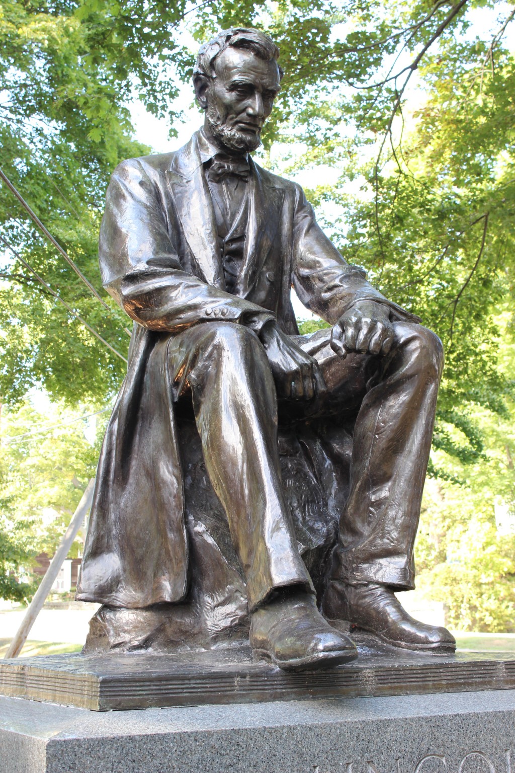 Abraham Lincoln Statue Closeup